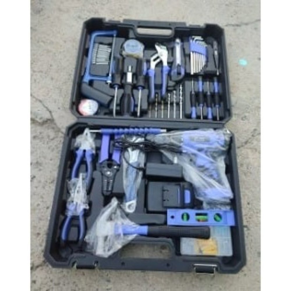 New 21V Tool Set with Drill, 350 in-lb Torque, 0-1350RMP Variable Speed